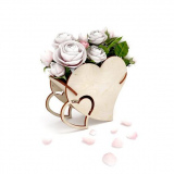 Корзинка для цветов "Сердечко"